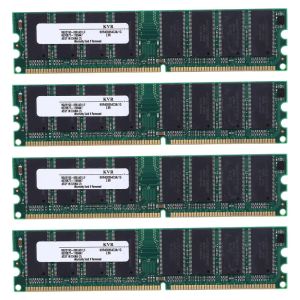 Azionamenti 4x 2,6 V DDR 400MHz 1 GB Memoria 184pins PC3200 Desktop per RAM CPU APU APU NONECC CL3 DIMM