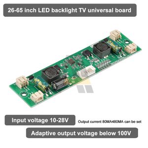 CA-255S 10-48 inç LED LCD TV Arka Işığı Sabit Akım Tahtası Boost Sürücü İnvertör Kartı 22-60inch 55-255V Akım Booster Boa