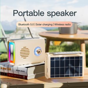 Mini altoparlanti Bluetooth Wirless Bluetooth di ricarica solare per esterni per la riproduzione Aux RADICA RADICI