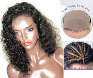 Kısa insan saç perukları kadınlar için siyah sahte kafa derisi dalgalı bob peruk 13x4 cılız tam uç dantel ön peruk 130 brezilya dantel peruk remy4482435