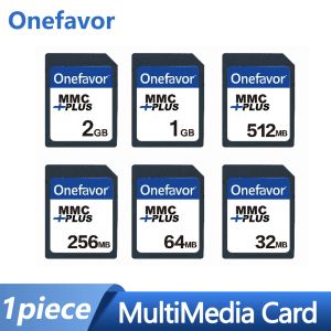 Карты Onefavor 13pins Multimedia Card 32 МБ 64 МБ 128 МБ 256 МБ 512 МБ 1 ГБ 2 ГБ 4 ГБ MMC плюс карта памяти для старой камеры
