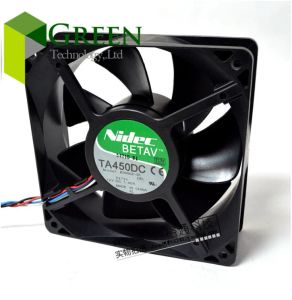 Охлаждение оригинальное NIDEC 12V 1.4A 12038 12CM Охлаждающий вентилятор для D8794 PWM -контроллер вентилятор TA450DC B3550235 WITN 4 LINE