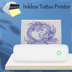 Принтеры портативный тепловой принтер без чернила A4 TATTOO Tencil Printer Machine Bluetooth USB для мобильного ПК.