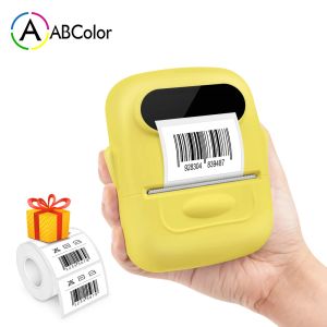 Yazıcılar Mini Etiket Maker Machine P50 Adheisve Termal Etiket Yazıcı Kablosuz Bluetooth Sticker P50 E210 Etiket Kağıt Bantlı