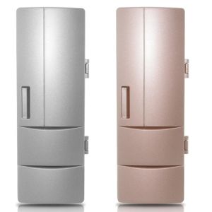 Gadgets mini usb elektrikli buzdolabı küçük içecek kutuları soğutucu / daha sıcak dondurucu içecek buzdolabı bilgisayar dizüstü bilgisayar için dropship