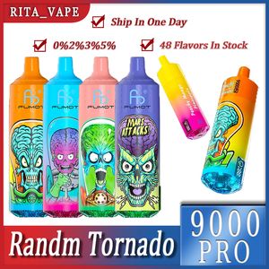 Randm Tornado 9000 Pro Puffs Orijinal 9KPRO Tek Kullanımlık E-sigara Özellikleri Dijital Oyunla Şarj Edilebilir Mesh Bobin 18ml Tek Kullanım Müdürlüğü Vapes Kalem