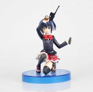 15cm aşk chunibyo diğer sanrılar anime figürin takanashi rikka silah değiştirilebilir bir yüz pvc figür oyuncakları çocuklar için q0721025829