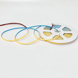 3 мм Ultra Super Thin Thin Tob Led Strip Light 5M 12 В 24 В 384 -leper.