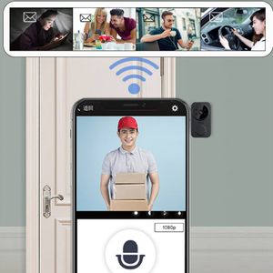 Zishan akıllı video kapı zili wifi 1080p video intercom kapı zili ip kamera iki yönlü ses Alexa echo ile çalışır google home show
