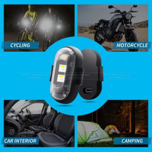 Mini Luce a LED tascabile Strobo 8 Colori LED segnale di riga per auto Bike Parti di moto LED LED LED