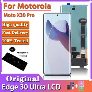 Original для Motorola Moto Edge 30 Ultra XT-2201 ЖКД-края x Дисплей экран сенсорной панели Digitizer для Moto X30 Pro XT2241-1 ЖК-