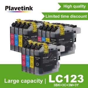Plavetink 12pk для брата LC123 чернильный картридж, совместимый с MFC-J4510DW MFC-J4610DW Printer Printer Cartridge LC 123 MFC-J4410DW