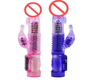 Синие и розовые секс -игрушки для женщин 12 скоростей вибраторов кролика Vibration Vibration Vibratorswomen Sex Products2951006