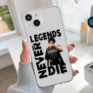 Sidhu Moose Wala Legends Never Die Chose Cashing для iPhone 12 11 13 14 15 Pro Max Mini Clear Soft Cover для iPhone XR XS 7 8plus