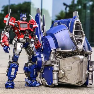 Hasbro Transformers Optimus Prime 1: 1 Носимый динамик шлема с звуковым световым контролем Halloween Cos шлем для рождественского подарка