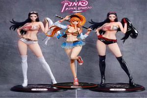 Япония аниме One Piece Boa Hancock Nico Robin Nami GK PVC фигура Toy Toy Girl Figures Collection Model Collect