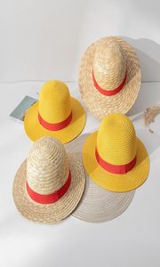 35 см Luffy Strail Hat Japan Anime Performance Animation Cosplay Sun Protection Cap Sunhat Hawaii Шляпы для женщин взрослые 2207081854352