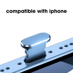 Metallstaubstecker für Apple iPhone Mobiltelefone Ladeanschluss Anti-Staub-Stecker-Stopper-Kappenabdeckung für iPhone 14 13 12 XR DUSTPLUGS
