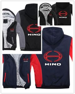 Kış Hoody Hino Dizel Kamyonlar Araba Logosu Baskı Erkekler Kadınlar Sıcak Hoodies Sonbahar Giysileri Sweatshirt Fermuar Ceket Polar Hoodie STREE1500408