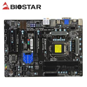 Anakartlar H77 H77S Orijinal Kullanılmış Anakart Biostar HIFI H77S LGA 1155 DDR3 32GB I3 I5 I7 CPU USB3 .0 SATA3 Masaüstü Ana Pano