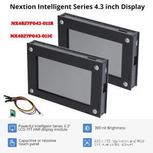 Мониторы Nextion 4,3 дюйма LCDTFT HMI -дисплей емкостный/резистивный сенсорный модуль RGB 65K Цветовой интеллектуальный сериал с корпусом
