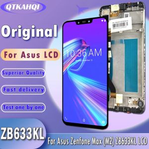 6.26 inç LCD ASUS ZENFONE MAX M2 ZB633KL LCD Ekran Ekranı+Dokunmatik Panel Sayısallaştırıcı ZB63kl ZB632KL LCD X01AD