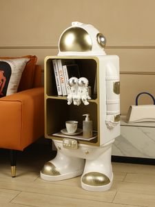 Домашний декор Нордический астронавт Статуя декоративная декоративная книжная шкаф декор спальни.