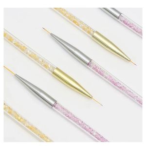 Новый продукт с бурилью ногтя с тремя линией ручка очень тонкая цветовая ноятная ручка карандаш карандаш.