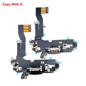 Yeni USB Şarj Şarj Cihazı Portu Flex Kablosu İPhone 12 Pro MAX Dock Charger Connector Mikrofon Onarım Parçaları ile Esnek Kablo