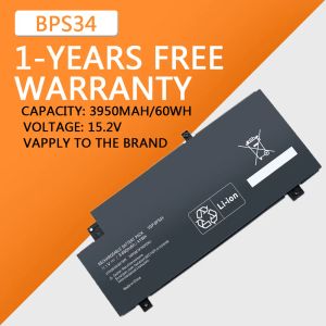 Батареи BPS34 Батарея для ноутбука для Sony для Vaio Fit 15 Touch SVF15A1ACXB SVF15A1ACXS Bateria