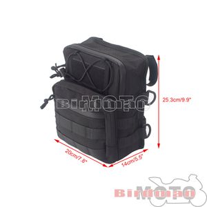 Стиль мотоциклевого клуба Essential Saddlebag Scept Bags Scug Style Style T-Bar Сумка для руля для Harley Dyna Sportster Custom Classic