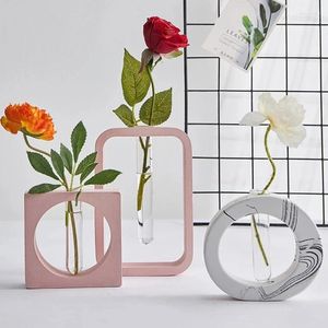 Vazo Silika için Silikon Kalıp Silika Jel DIY DIY Hidroponik Tüp Çiçek Üreme Kalıp Reçinesi
