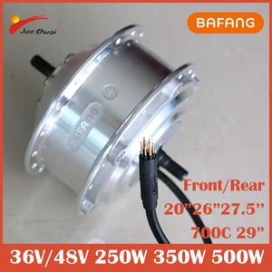 BAFANG 8FUN 48V 500W 36V 250W 350W MOTOR DE CURTO FRONTO DO MOTOR DE 100 mm traseiro 135 mm com freio a disco para o kit elétrico de bicicleta