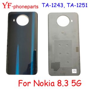 AAAA качество 6,81 дюйма средней рамки для Nokia 8.3 5G задняя батарея + спереди для корпуса спереди