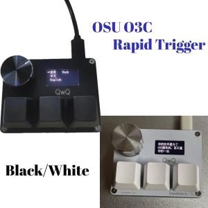 Клавиатуры SayoDevice OSU O3C Rapid Trigger Hall Switches Wooting Magnetic Red Switch Клавиатура с ручкой и экран