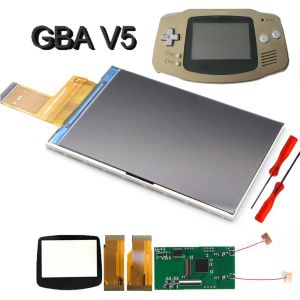 Easy Install Drop in Screen GBA V5 LCD выделения IPS Комплекты для замены IPS для Nintendo GameboyAdvance Новая запас