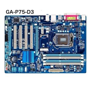 Scheda madre per gigabyte gap75d3 scheda madre 32GB LGA 1155 dDR3 ATX Mainboard al 100% testata OK completamente lavoro spedizione gratuita