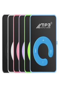 Portable Mini Mirror Clip MP3 Player Music Media Support Micro SD TF Fashion Hifi MP3 per Outdoor Sports8003440