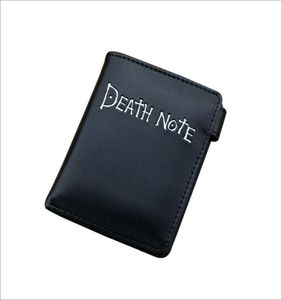 Anime Death Note Basit ve Serin Siyah Pu Pursepenny Cüzdan Button2573751