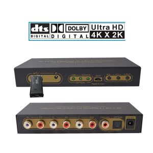 Connectors 5.1ch Spdif Coaxial Digital Audio Decoder с USB Multimedia Audio Player 5.1 Audio AC3 DTS LPCM для DVD PC VCD SW07M2