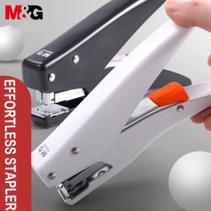 Stapler Mg 25 листов без труда тяжелый Stapler Power Saving Metal Paper Stapling Machine для школьного офиса канцелярские товары