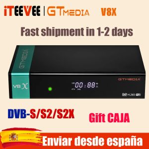 Finder Best H.265 Gtmedia V8x поддержка Cajacam FTA DVB S2/S2X Спутниковое телевизионное приемник с кардным слотом CA лучше, чем V8 Nova V9 Super