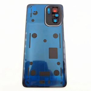 Оригинал аккумуляторной крышки для Xiaomi Poco F3 5G M2012K11 Стеклянная батарея задняя крышка задняя крышка замены корпуса