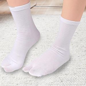 Ayak Toe Socks Unisex Basit Rahat İki Ayaklı Çoraplar Japon Harajuku Erkek Kadın Çorapları İki Parmak Çorap