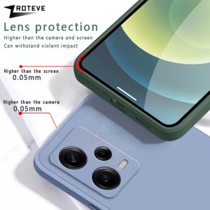 Для Redmi Note12 Pro Case Zroteve Square Liquid Silicone Soft Cover для Xiaomi Xiomi Redmi Note 12 S 12S 11S 11 Pro Plus Case