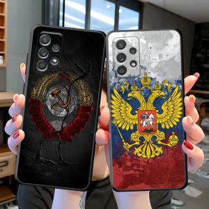 Двухвол-флаг Eagle of Russia Cover Phone Case для Samsung S20 S21 FE S22 S23 S9 S10 4G Lite S10E плюс Ultra 5G Case Funda