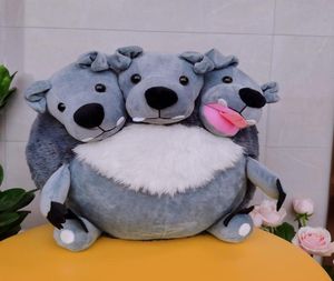 15 40 см. Крайне Cerberus Three Head Head Dog Plush Facked Animal Toys совершенно новые Oringal27163921091