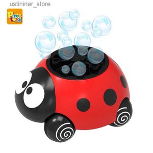 Kum Oyun Su Eğlenceli Bubbles Machine Lady Bug Ahtapot Otomatik Kabarcık Üfleyici Elektrikli Kabarcık Maker Yaz Açık Kapalı Oyuncaklar Çocuklar İçin 3+ Yaş L47