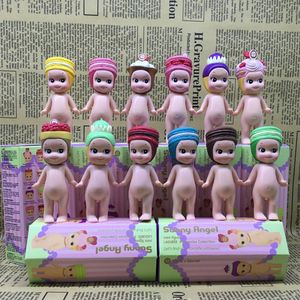 Eylem Oyuncak Figürleri 12pcs/Set Sonny Tatlı Hayvan Deniz Serisi PVC Kawaii Mini Koleksiyon Model Çocuk Oyuncak Bebek Hediyesi