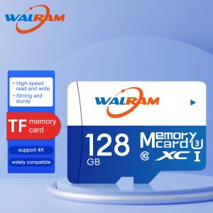 Карты Walram 10pcs Micro SD Card 64GB 128GB 32 ГБ карты памяти класс10 для сотовых телефонов Высокоскоростная TF Card 128GB U3 Карта памяти